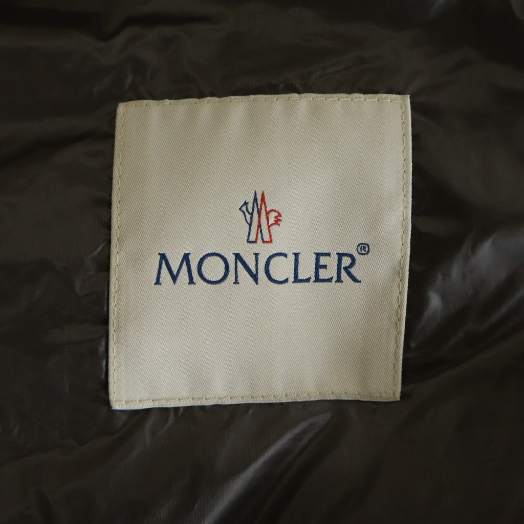 MONCLER(モンクレール) GUI ロゴパッチ ジップアップダウンベスト グレー 210914332105