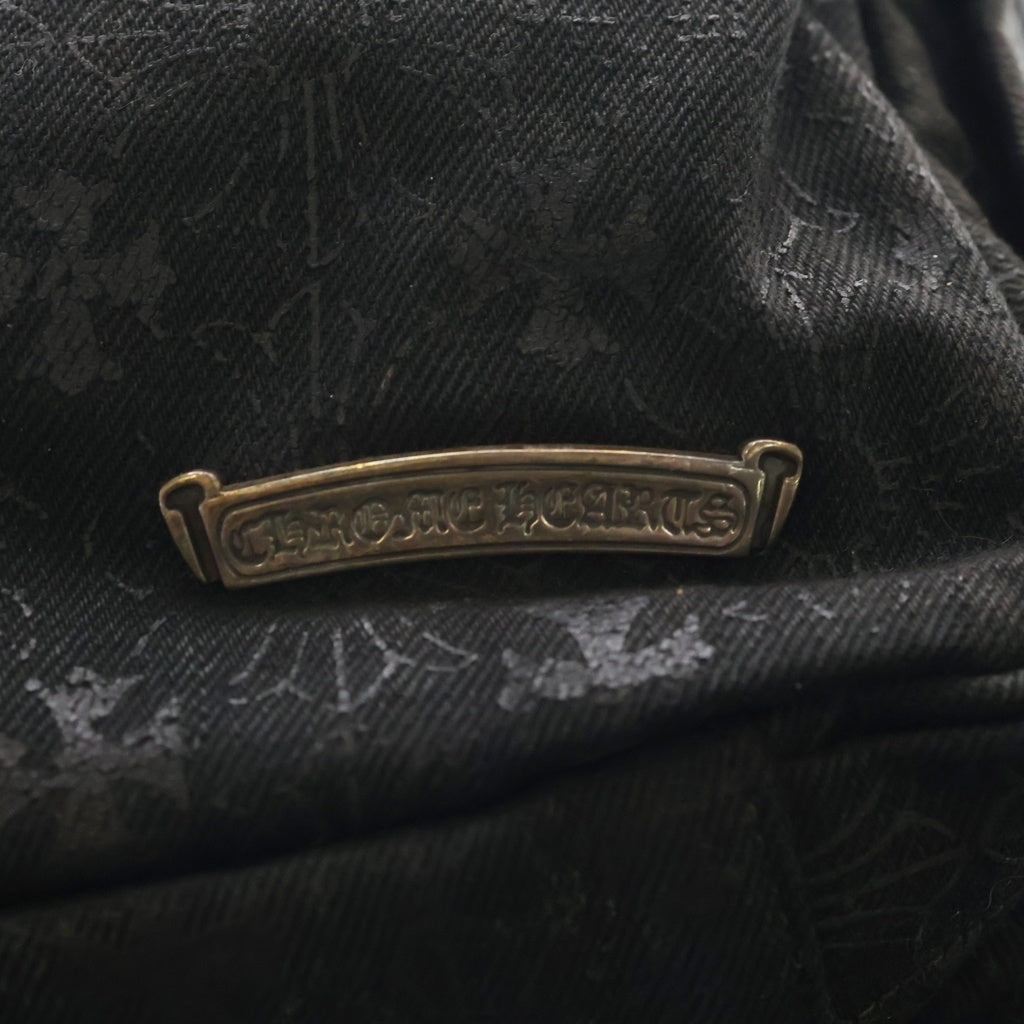 CHROME HEARTS(クロムハーツ) 7TH GRADE セブンスグレード CHプラス デニム バックパック リュックサック ブラック