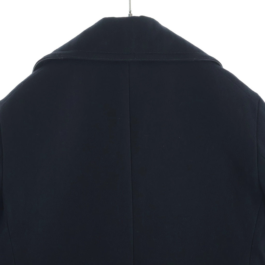 MINEDENIM(マインデニム) 25AW Denim Melton Pea CT 13スター 10B デニムメルトン ウール Pコート ブラック 2511-9003