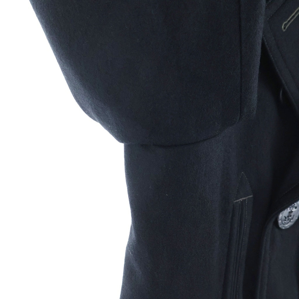 MINEDENIM(マインデニム) 25AW Denim Melton Pea CT 13スター 10B デニムメルトン ウール Pコート ブラック 2511-9003