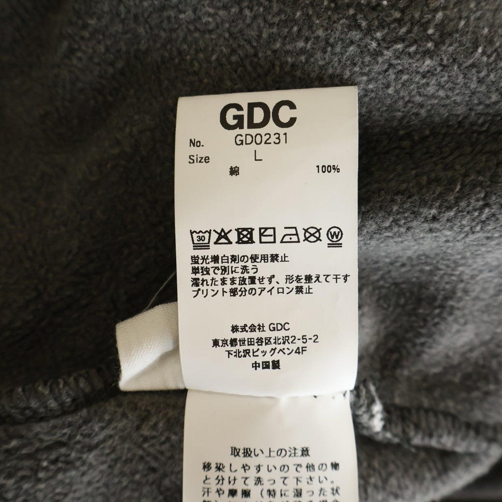 GDC(ジーディーシー) ×NIRVANA NEVERMIND Collabo Hoodie ニルヴァーナ ネバーマインド プリント スウェット プルオーバーパーカー グレー GD0231