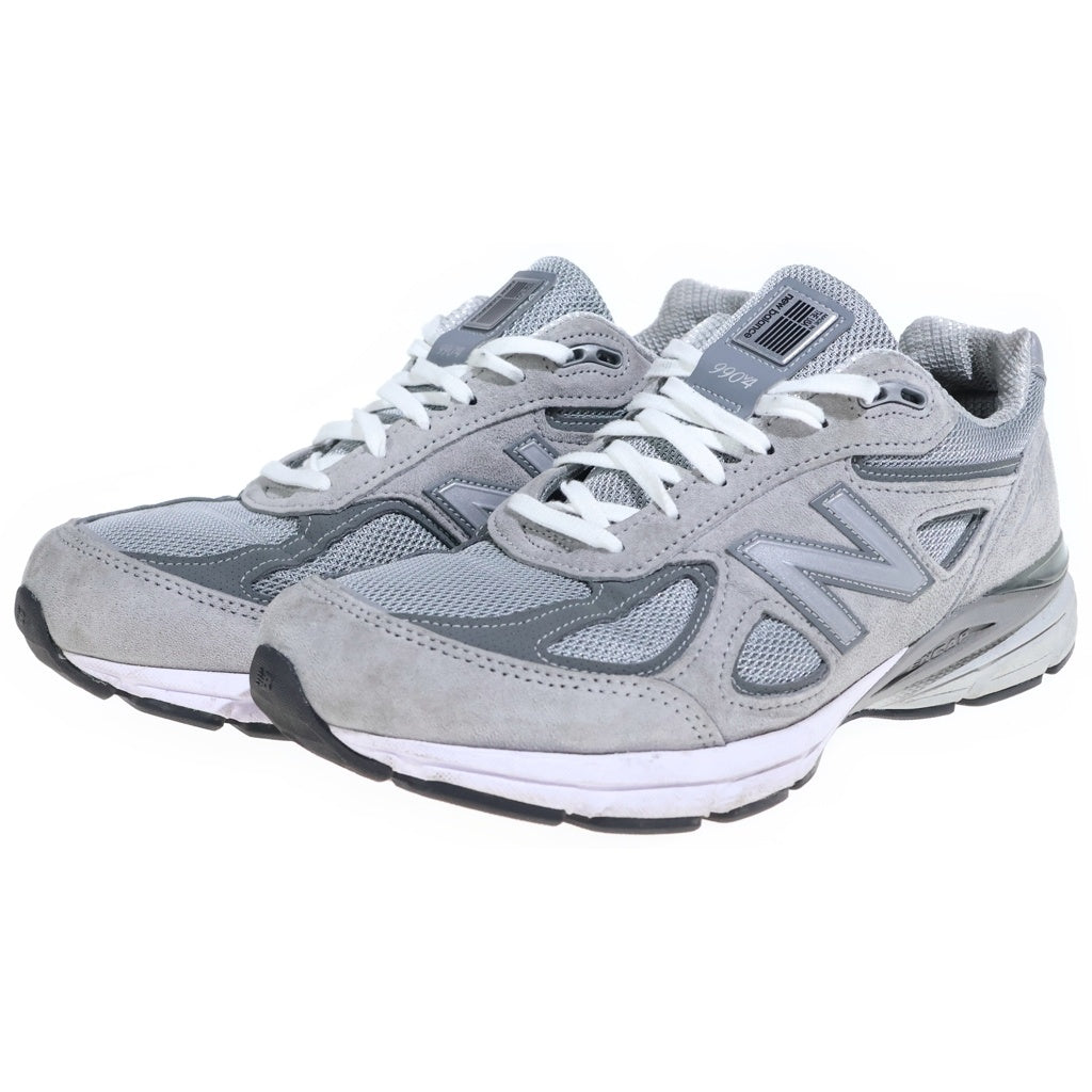 New Balance(ニューバランス) U990GR4 990V4 メッシュ ローカットスニーカー グレー US10/28cm