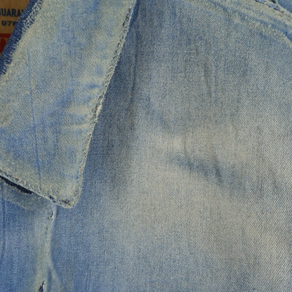 DIESEL(ディーゼル) D-BARCY ダメージ デニムトラッカージャケットインディゴ A14730