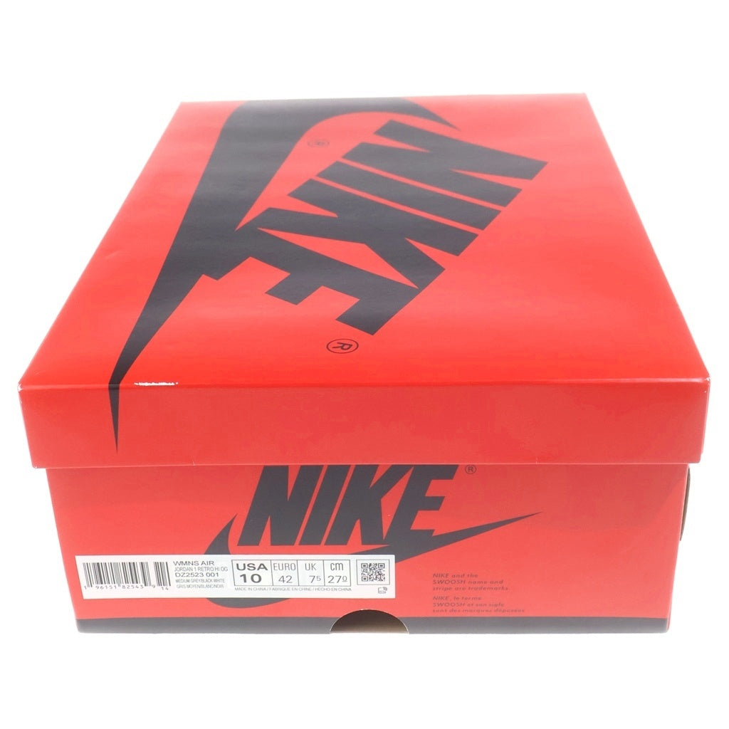 NIKE(ナイキ) WMNS AIR JORDAN1 RETRO HIGH OG DZ2523-001 ウィメンズ エアジョーダン1 レトロ ハイカットスニーカー ブラック US10/27cm