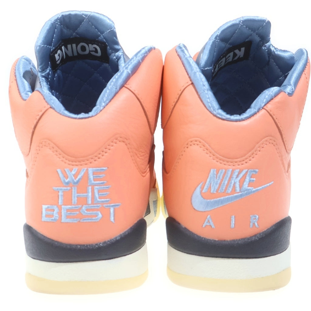 NIKE(ナイキ) ×DJ KHALED AIR JORDAN5 RETRO CRIMSON BLISS DV4982-641 DJ キャレド エアジョーダン5 レトロ クリムゾン ブリス ハイカットスニーカー ピンク US9/27cm