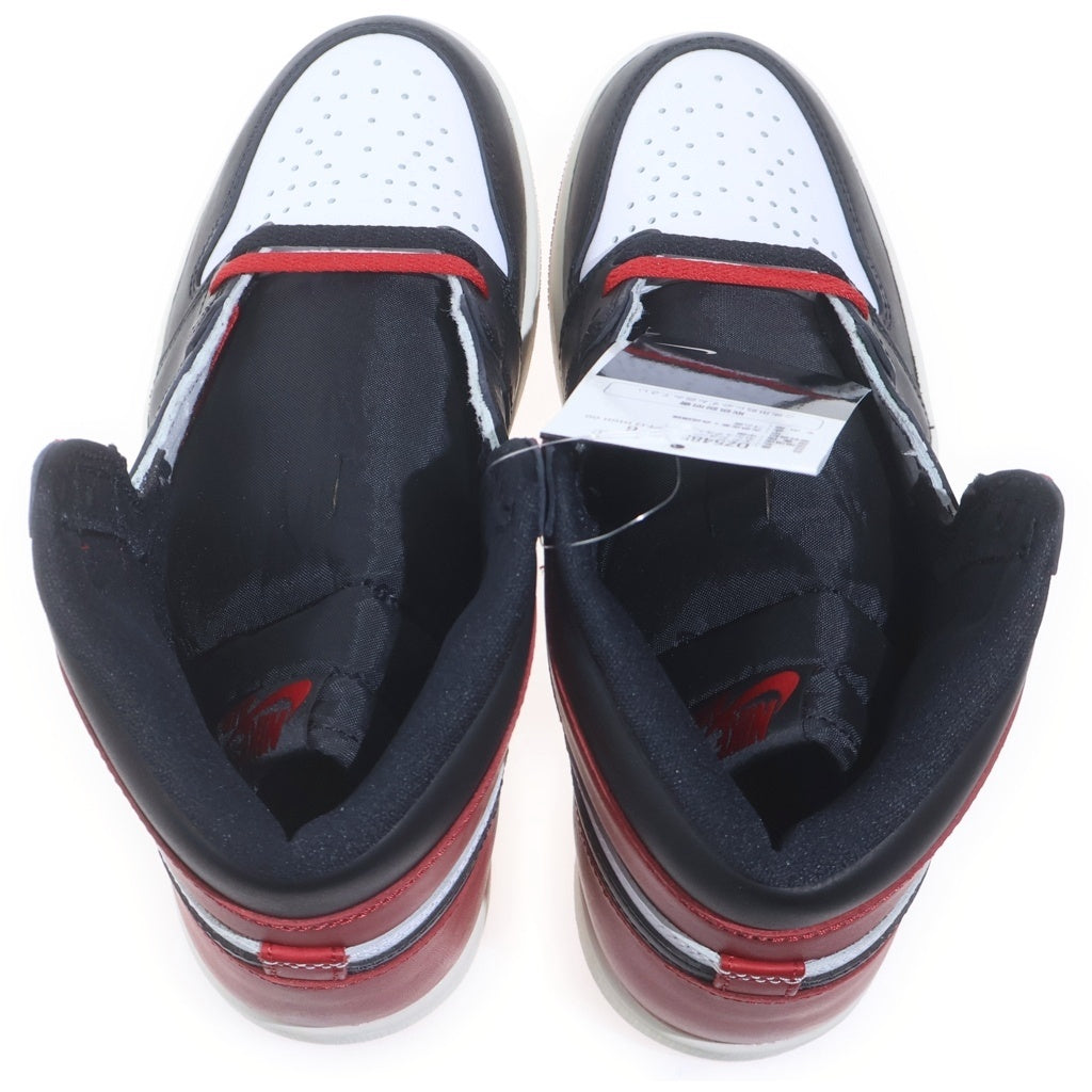 NIKE(ナイキ) AIR JORDAN1 RETRO HIGH OG BLACK TOE REIMAGINED DZ5485-106 エアジョーダン1 レトロ ブラックトゥ リイマジンド ハイカットスニーカー US8.5/26.5cm