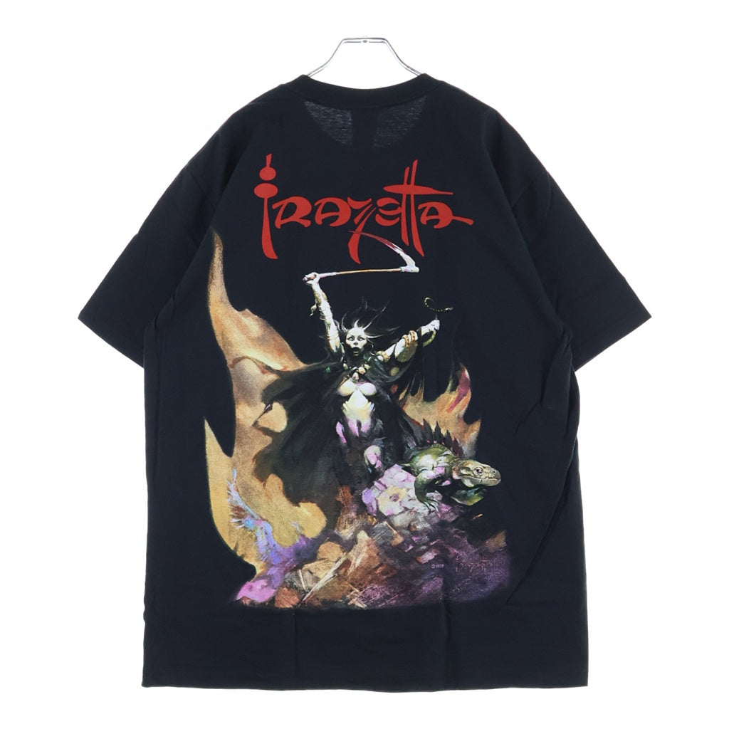 SUPREME(シュプリーム) 24AW ×Frank Frazetta Woman With Scythe Tee フランクフラゼッタ ウーマンウィズサイ プリント 半袖Tシャツ カットソー ブラック