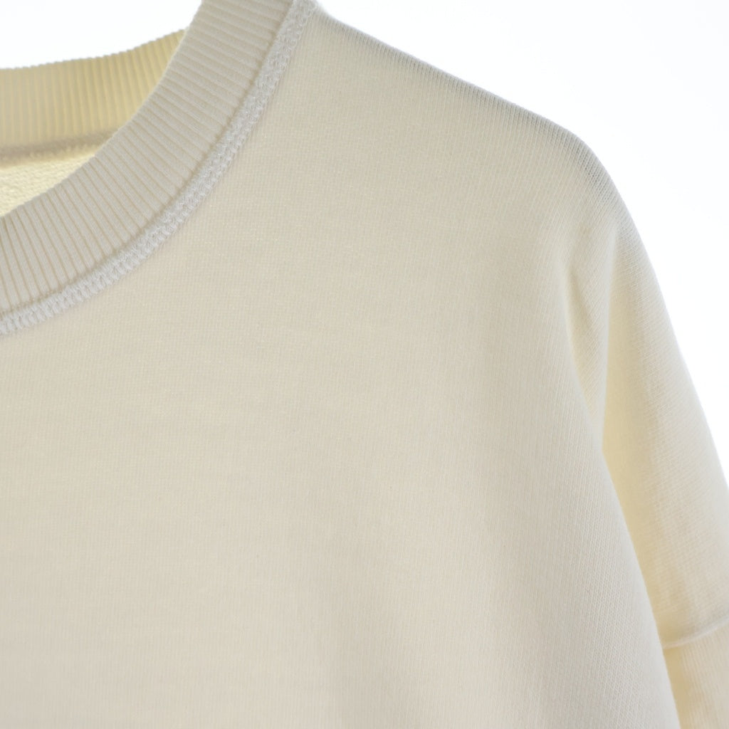 MM6 Maison Margiela(エムエムシックスメゾンマルジェラ) オーバーサイズ クルーネック スウェット ワンピース ホワイト S52CT0396 S25328 レディース