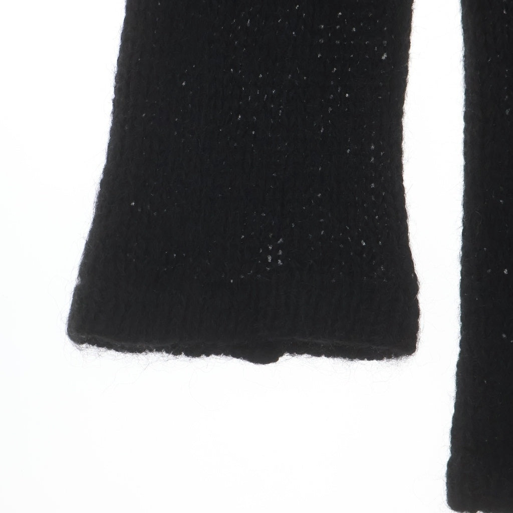 COMME des GARCONS(コムデギャルソン) フロントプリント モヘアニット セーター ブラック GT-040520 AD2000