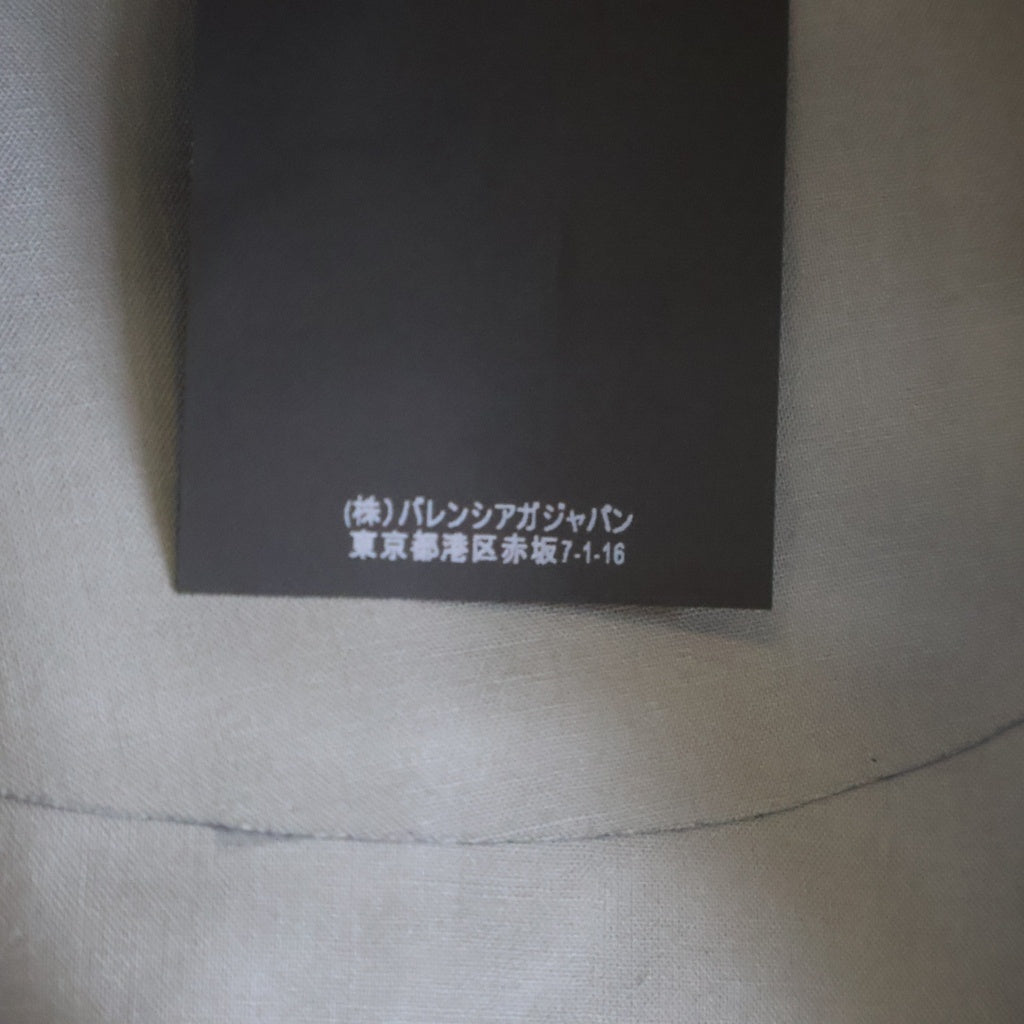 BALENCIAGA(バレンシアガ) チェーン装飾 ステンカラーコート グレー 457602 レディース