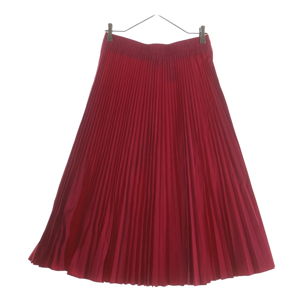 RED VALENTINO(レッド ヴァレンティノ) プリーツ ロングスカート レッド QR0RA36038U レディース