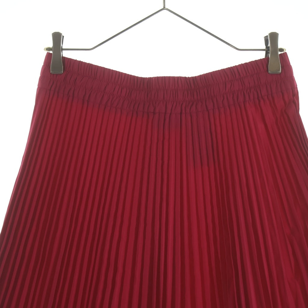RED VALENTINO(レッド ヴァレンティノ) プリーツ ロングスカート レッド QR0RA36038U レディース