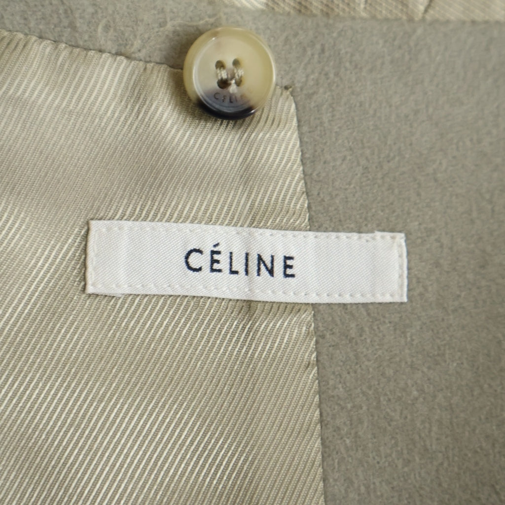 CELINE(セリーヌ) フィービー期 クロンビー ウール コート ベージュ 2 8H38/7165 レディース