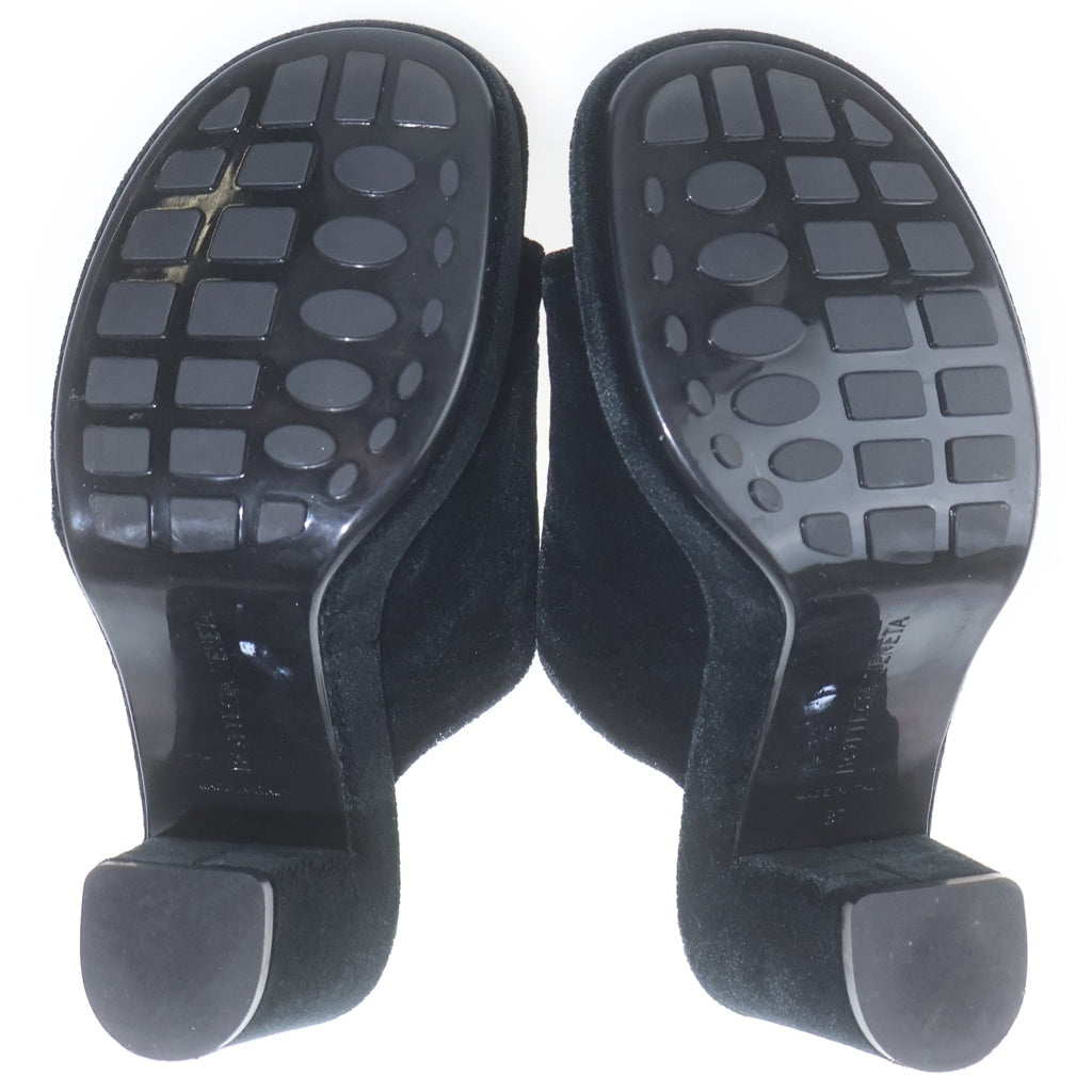 BOTTEGA VENETA(ボッテガヴェネタ) GLEAM SANDAL CARPET カーペット ヒールパンプス レディース ブラック 677572 V1AQ0