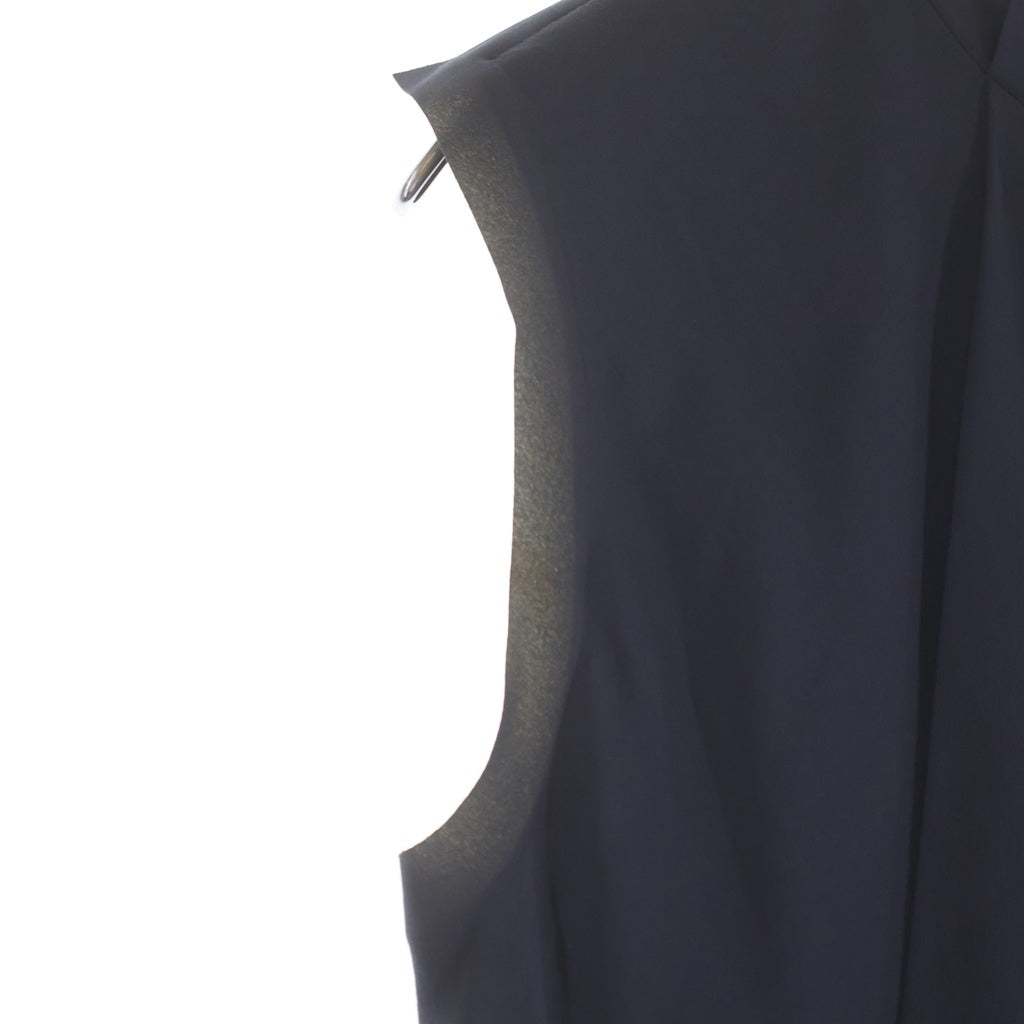 Maison Martin Margiela(メゾンマルタンマルジェラ) 12SS レイヤード ノースリーブ ワンピース ブラック/ネイビー S31CT0601 STN313 レディース