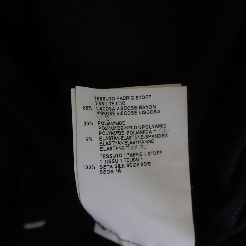 Maison Martin Margiela(メゾンマルタンマルジェラ) 12SS レイヤード ノースリーブ ワンピース ブラック/ネイビー S31CT0601 STN313 レディース