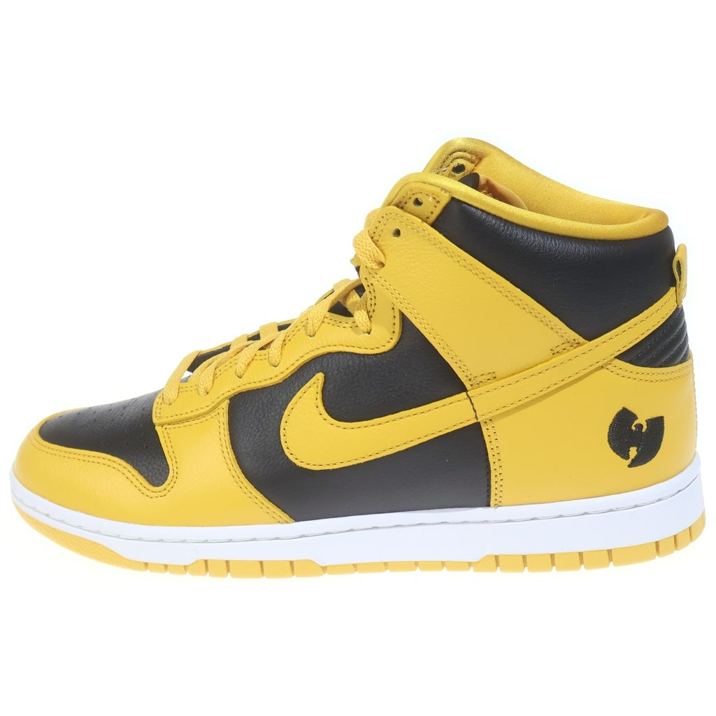 NIKE(ナイキ) ×WU-TANG CLAN DUNK HIGH RETRO PRM HJ4320-001 ウータンクランダンク レトロ プレミアム ハイカットスニーカー イエロー/ブラック US11/29cm