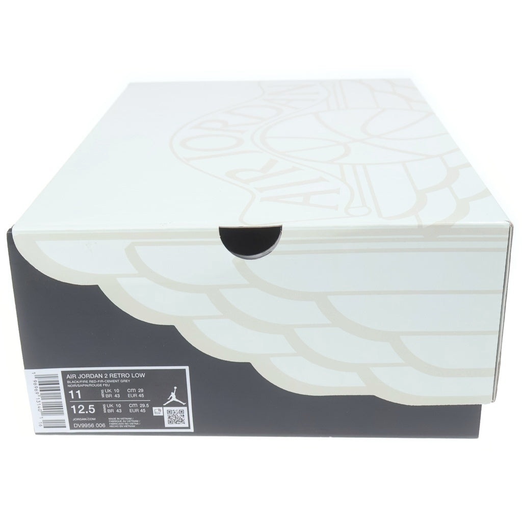NIKE(ナイキ) AIR JORDAN2 LOW ORIGINS DV9956-006 エアジョーダン2 オリジンズ ローカットスニーカー ブラック US11/29cm