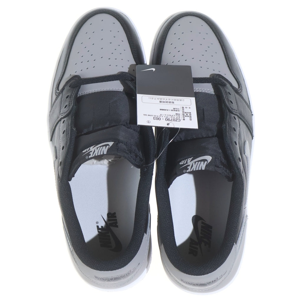 NIKE(ナイキ) AIR JORDAN1 RETRO LOW OG SHADOW CZ0790-003 エアジョーダン1 レトロ シャドウ ローカットスニーカー ブラック/グレー US11/29cm