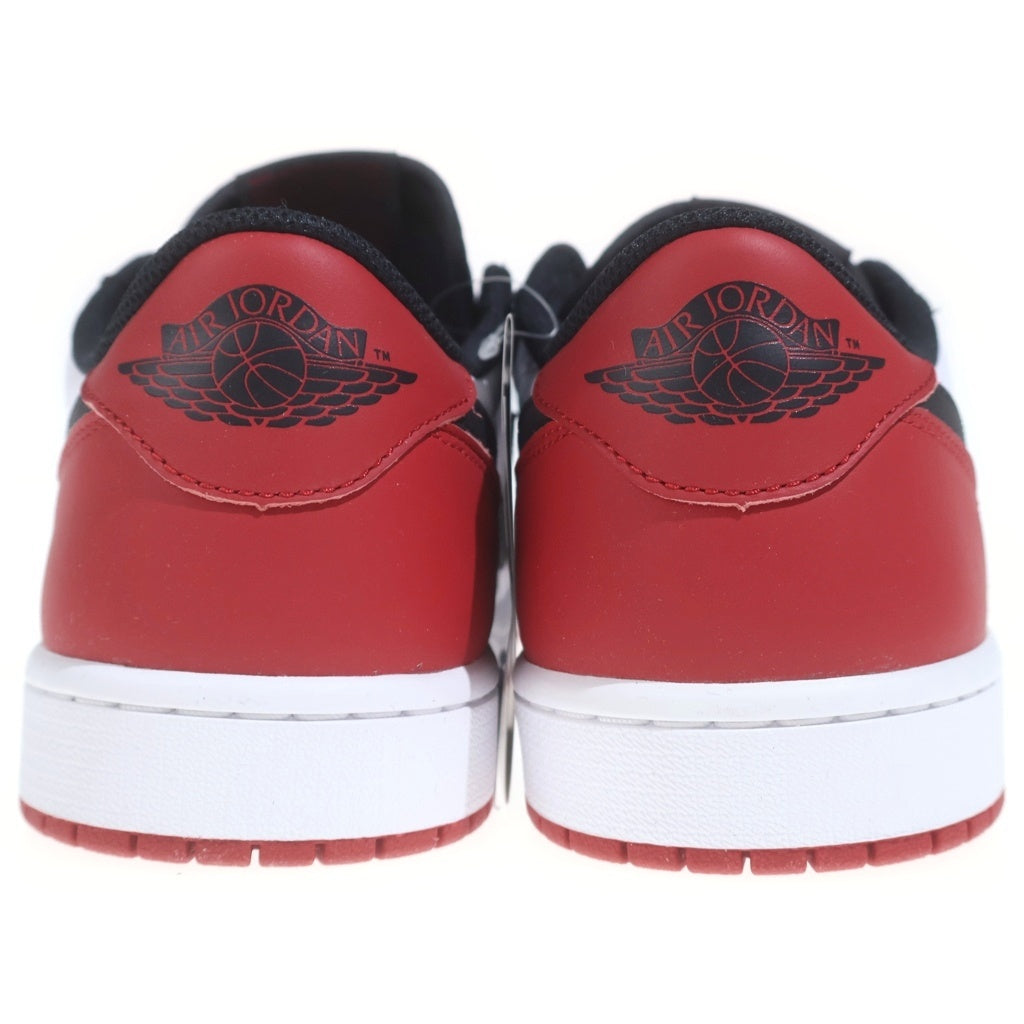 NIKE(ナイキ) AIR JORDAN1 RETRO LOW OG BLACK TOE CZ0790-106 エアジョーダン1 レトロ ブラック トゥ ローカットスニーカー レッド/ホワイト US11/29cm