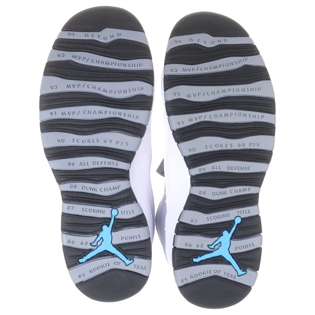 NIKE(ナイキ) AIR JORDAN10 OG STEEL HJ6779-104 エアジョーダン10 スティール ハイカットスニーカー ホワイト US11/29cm