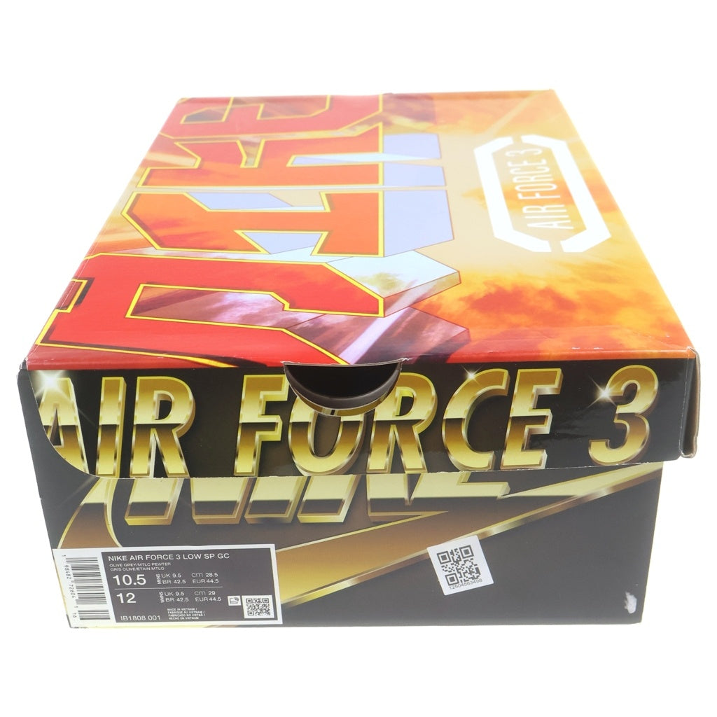 NIKE(ナイキ) ×NIGO ×Levi's AIR FORCE 3 LOW SP IB1808-001 ニゴー リーバイス エアフォース 3 ローカットスニーカー グレー US10.5/28.5cm