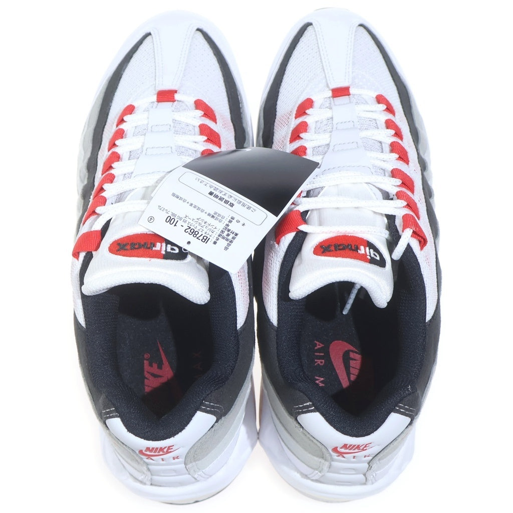 NIKE(ナイキ) AIR MAX95 OG BIG BUBBLE PRM COMET IB7862-100 エアマックス95 ビッグバブル コメット ローカットスニーカー レッド/ホワイト US10.5/28.5cm