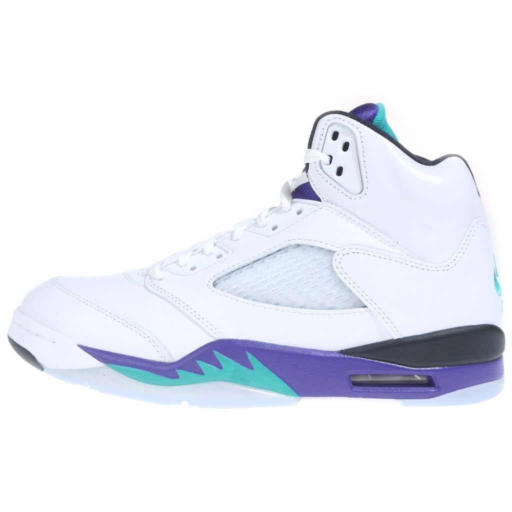 NIKE(ナイキ) AIR JORDAN5 RETRO GRAPE HQ7978-100 エアジョーダン5 レトロ グレープ ハイカットスニーカー ホワイト US11/29cm