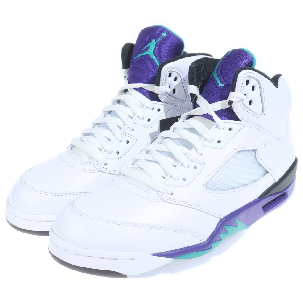 NIKE(ナイキ) AIR JORDAN5 RETRO GRAPE HQ7978-100 エアジョーダン5 レトロ グレープ ハイカットスニーカー ホワイト US11/29cm
