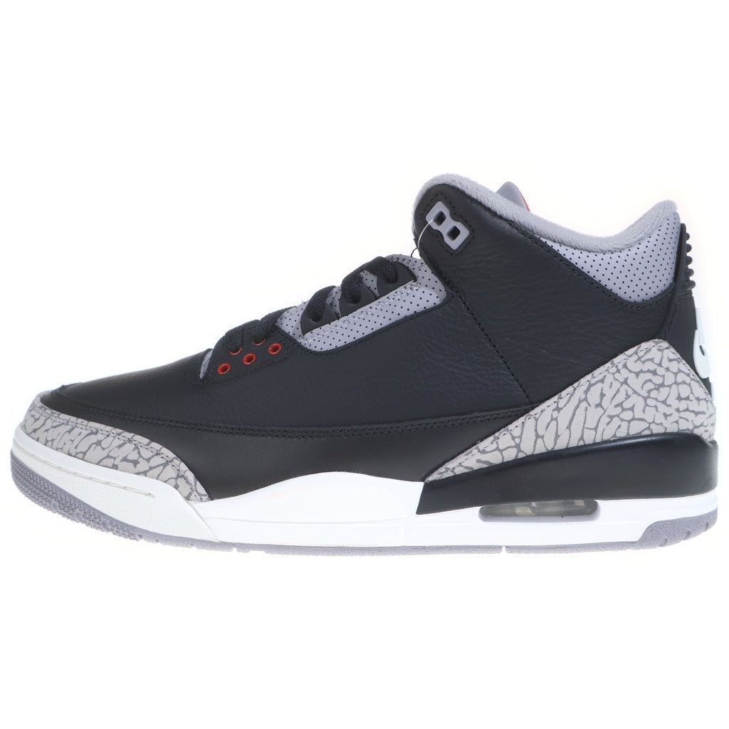 NIKE(ナイキ) AIR JORDAN3 RETRO BLACK CEMENT DN3707-010 エアジョーダン3 レトロ ブラックセメント ハイカットスニーカー ブラック/グレー US11/29cm