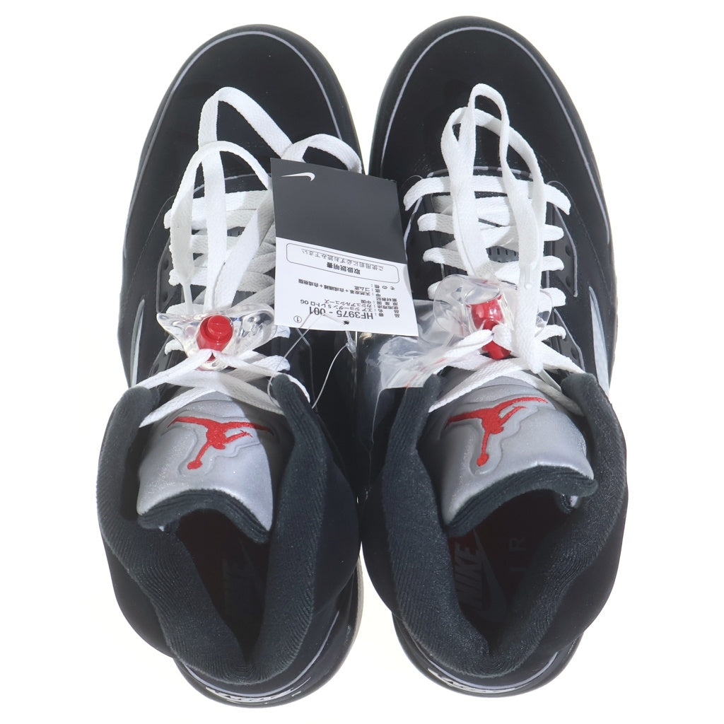 NIKE(ナイキ) AIR JORDAN5 RETRO OG BALACK METALLIC REIMAGINED エアジョーダン5 レトロ ブラックメタリック リイマジンド ローカットスニーカー US11/29cm HF3975-001