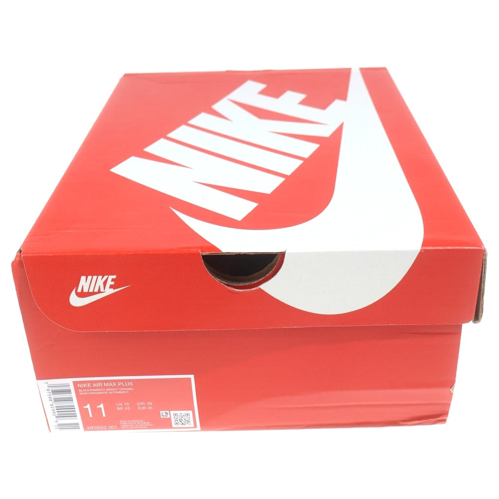NIKE(ナイキ) AIR MAX PLUS SUNSET HF0552-001 エアマックスプラス サンセット ローカットスニーカー マルチ US11/29cm