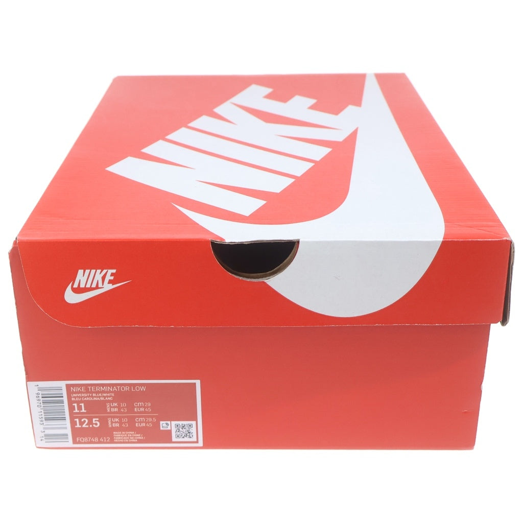 NIKE(ナイキ) TERMINATOR LOW UNC FQ8748-412 ターミネーター ユニバーシティ ブルー ローカットスニーカー ブルー/ホワイト US11/29cm