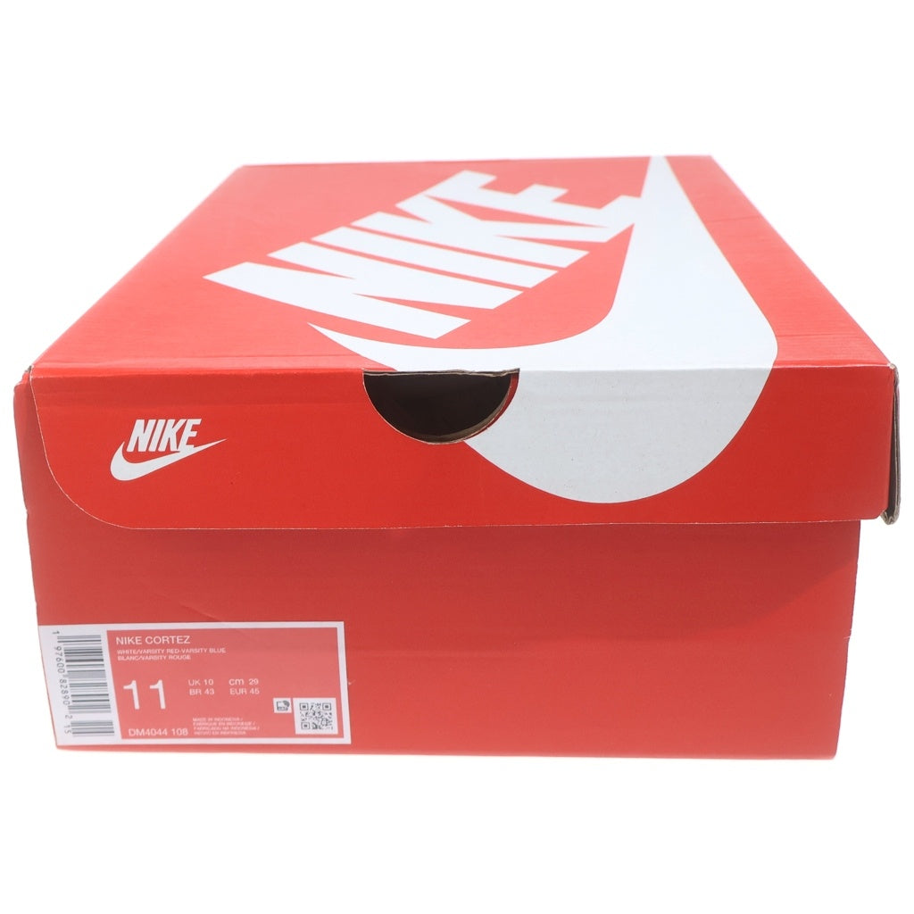 NIKE(ナイキ) CORTEZ DM4044-108 コルテッツ ローカットスニーカー ホワイト/レッド US11/29cm