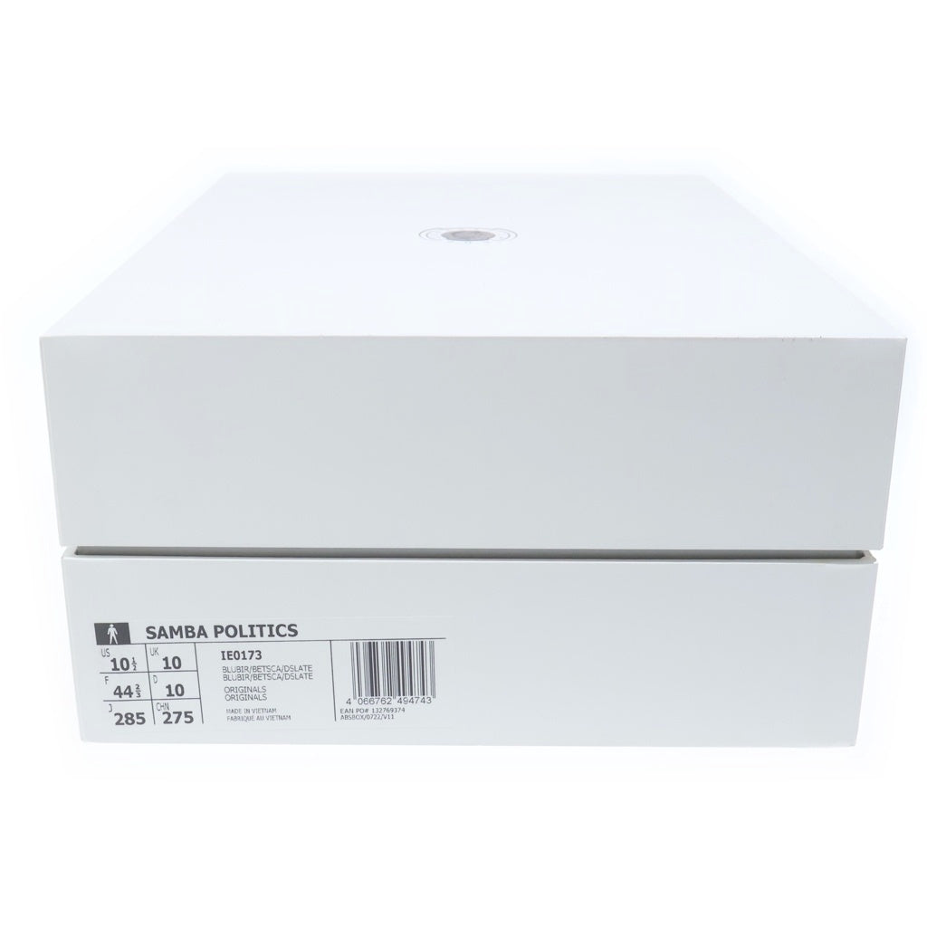 adidas(アディダス) ×SNEAKER POLITICS CONSORTIUM SAMBA IE0173 スニーカー ポリティクス コンソーシアム サンバ ローカットスニーカー ブルー US10.5/28.5cm