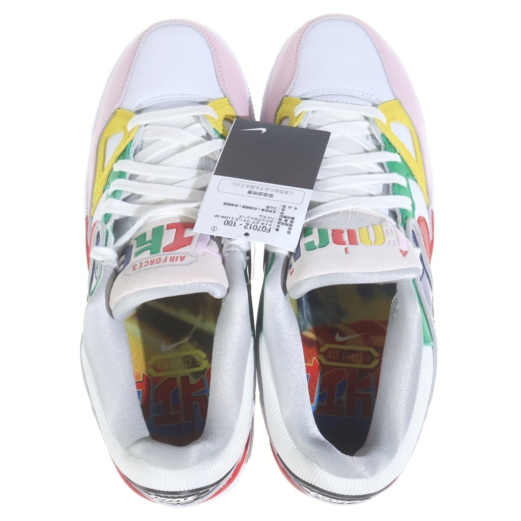 NIKE(ナイキ) ×NIGO AIR FORCE 3 LOW SP WHITE MULTI FQ7012-100 ニゴー エアフォース 3 ホワイトマルチ ローカットスニーカー マルチ US10.5/28.5cm