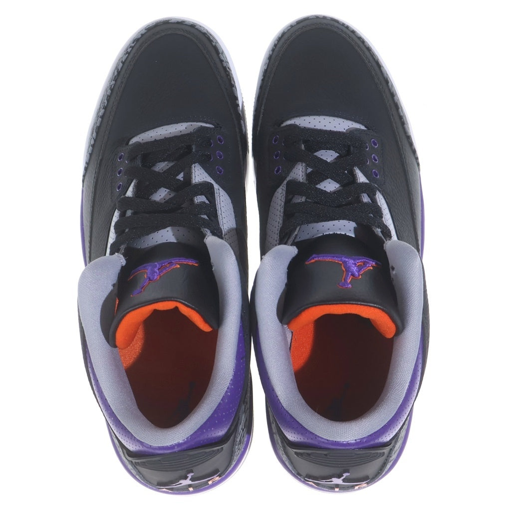 NIKE(ナイキ) AIR JORDAN3 RETRO CT8532-050 エアジョーダン3 レトロ ハイカットスニーカー パープル/ブラック US11/29cm