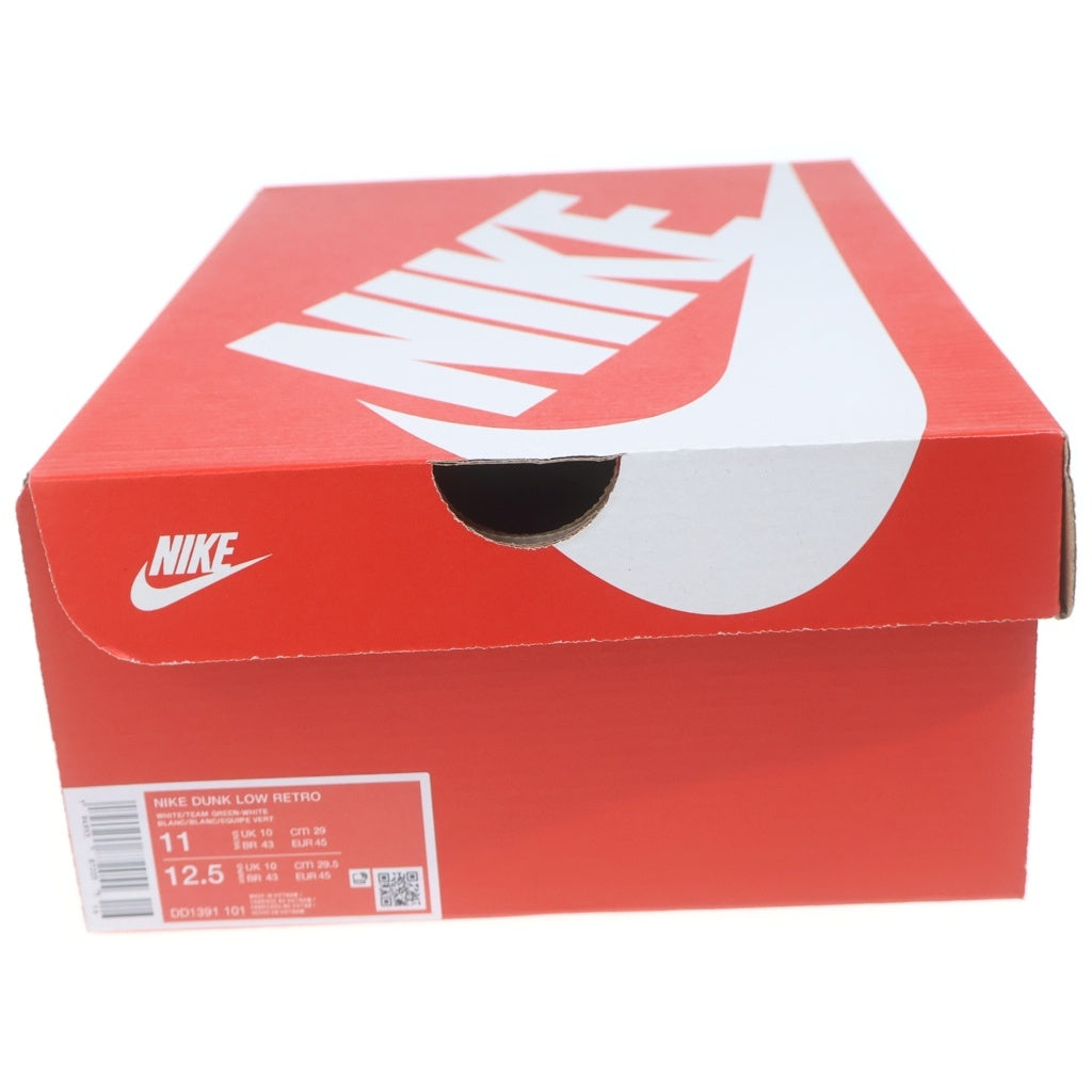 NIKE(ナイキ) DUNK LOW RETRO VARSITY GREEN DD1391-101 ダンク レトロ バーシティグリーン ローカットスニーカー グリーン US11/29cm