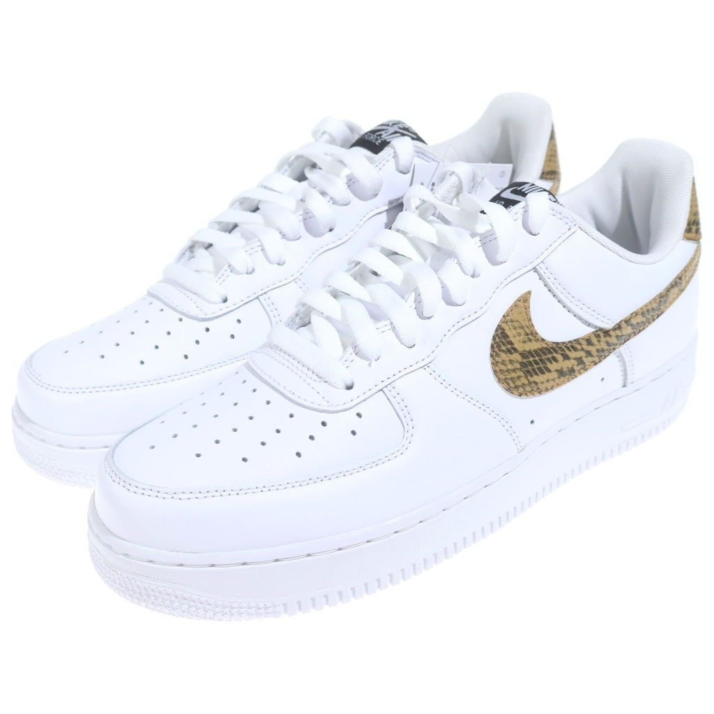 NIKE(ナイキ) AIR FORCE1 RETRO PRM QS IVORY SNAKE AO1635-100 エアフォース1 レトロ プレミアム アイボリースネーク ローカットスニーカー ホワイト US10.5/28.5cm