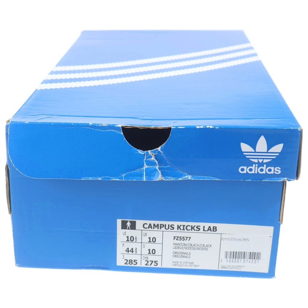 adidas(アディダス) ×Kicks Lab CAMPUS MAROON FZ5577 キックスラボ キャンパス マルーン ローカットスニーカー ブラウン US10.5/28.5cm