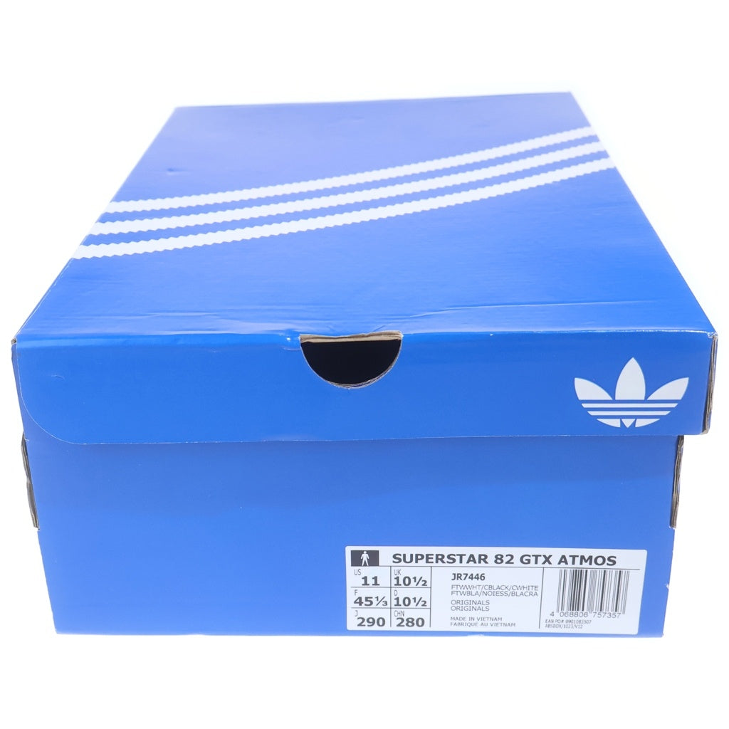 adidas(アディダス) ×ATMOS SUPERSTAR 82 GORE-TEX JR7446 アトモス スーパースター82 ゴアテックス ローカットスニーカー ブラック/ホワイト US11/29cm