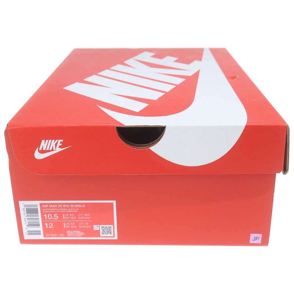 NIKE(ナイキ) AIR MAX 95 BIG BUBBLE SLATE IH7855-100 エアマックス95 ビッグバブル スレート ローカットスニーカー ホワイト/ブルー US10.5/28.5cm