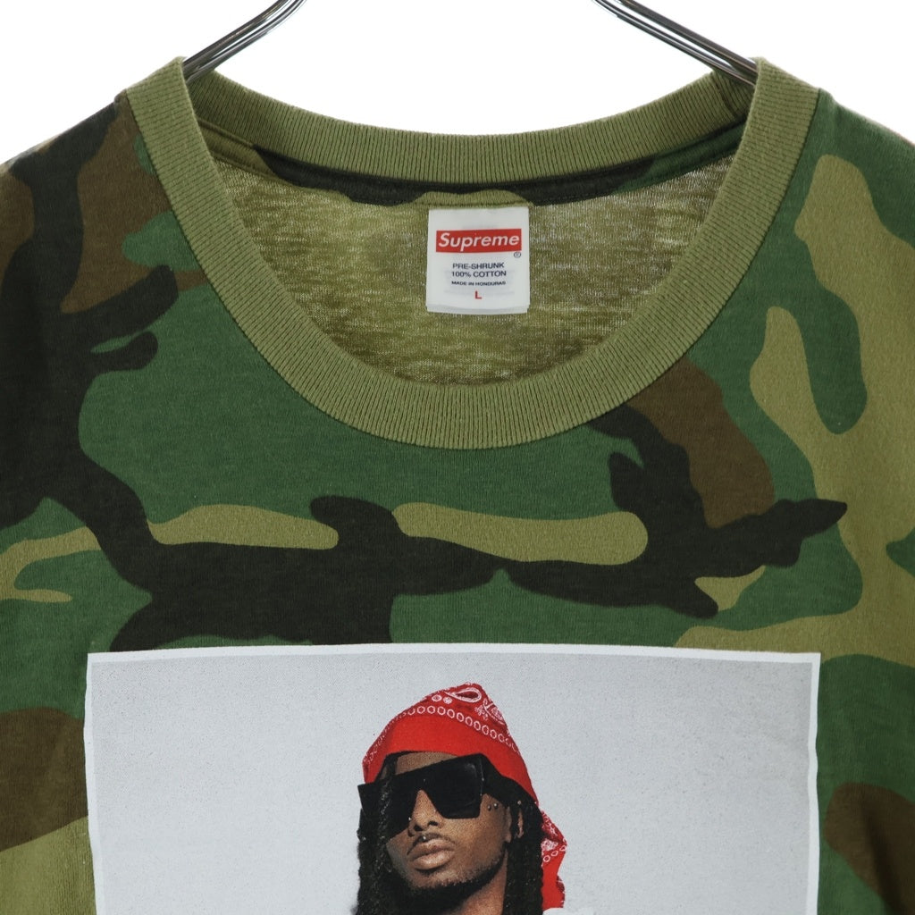 SUPREME(シュプリーム) 25AW Playboi Carti Tee プレイボーイカルティ 半袖Tシャツ カモフラ 迷彩 カーキ