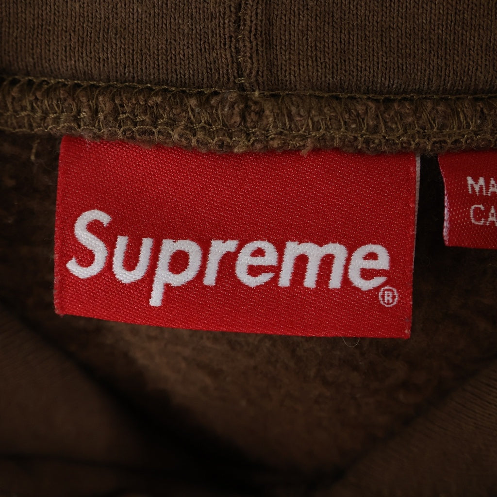 SUPREME(シュプリーム) 22AW S Logo Hooded Swatshirt Sロゴ スウェットプルオーバーパーカー ブラウン