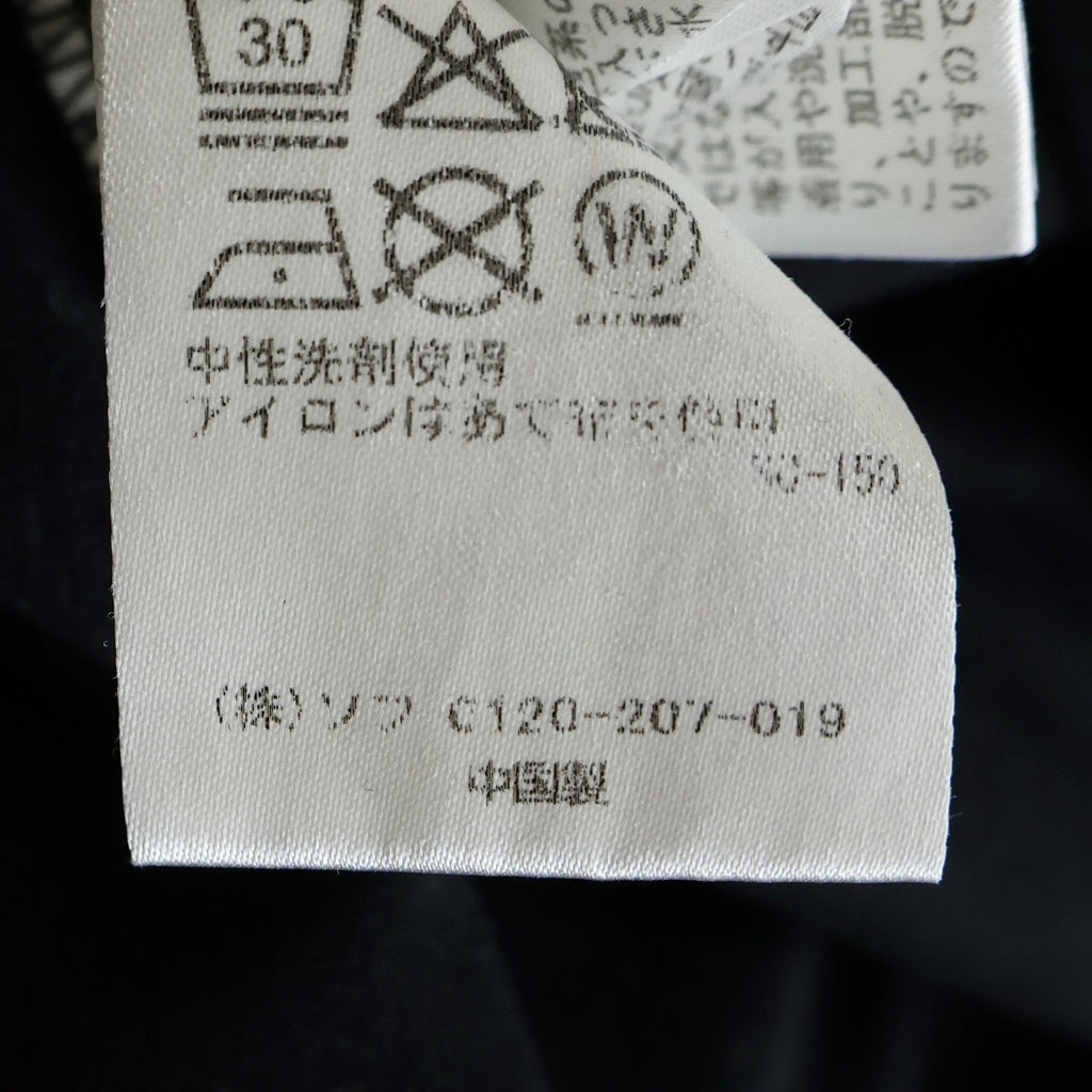 F.C.R.B./F.C.Real Bristol/FCRB(エフシーアールビー/エフシーレアルブリストル) 25AW OVERLAY L/S TEE オーバーレイ クルーネック 長袖Tシャツ カットソー ブラック FCRB-252097