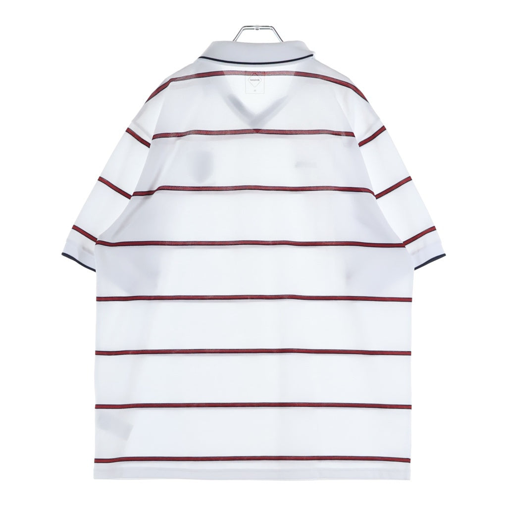 F.C.R.B./F.C.Real Bristol/FCRB(エフシーアールビー/エフシーレアルブリストル) 26SS CHAMPIONS BORDER S/S GAME SHIRT チャンピオンズ ボーダー 半袖シャツ ホワイト FCRBー260066