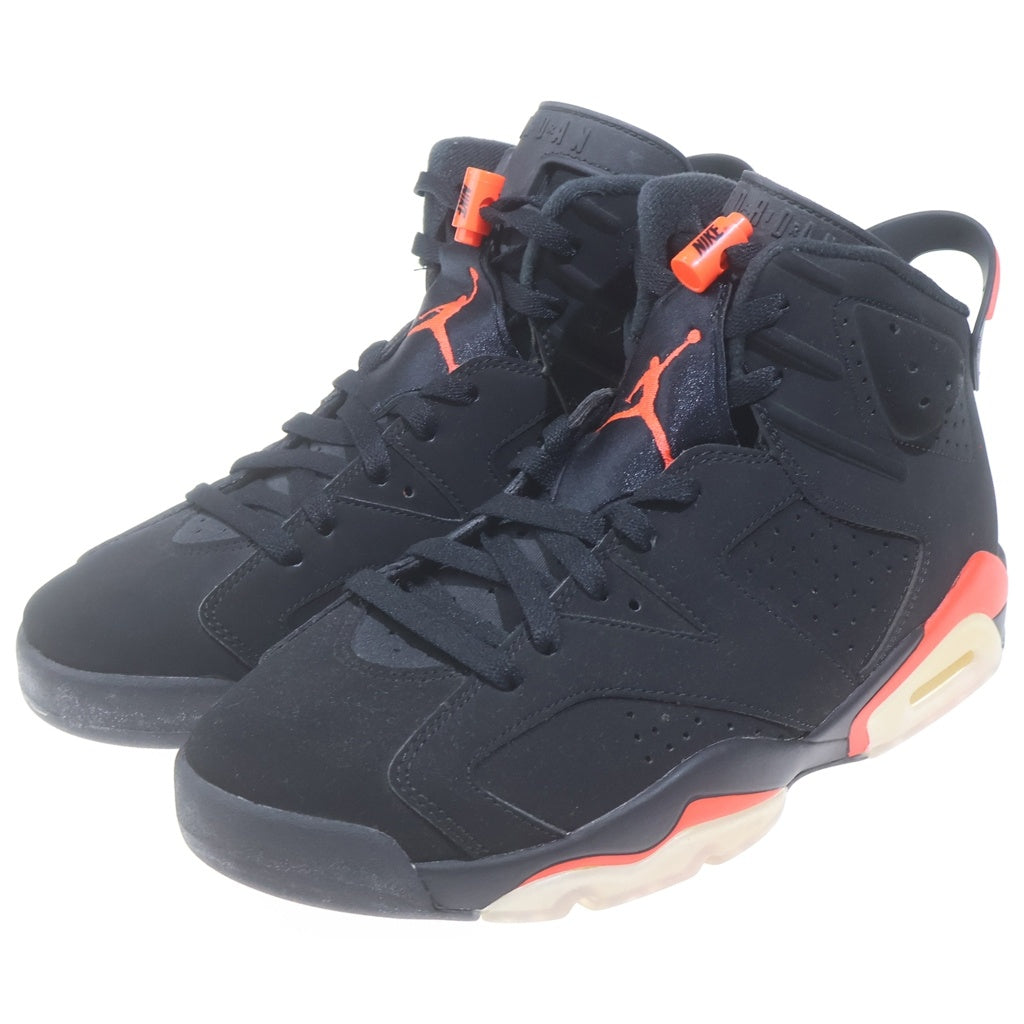 NIKE(ナイキ) 【観賞用2018年製】AIR JORDAN 6 RETRO OG BLACK INFRARED 384664-060 エアジョーダン6 ブラックインフラレッド ハイカットスニーカー ブラック US9/27cm