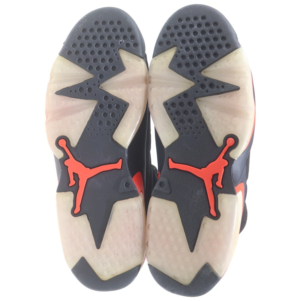 NIKE(ナイキ) 【観賞用2018年製】AIR JORDAN 6 RETRO OG BLACK INFRARED 384664-060 エアジョーダン6 ブラックインフラレッド ハイカットスニーカー ブラック US9/27cm