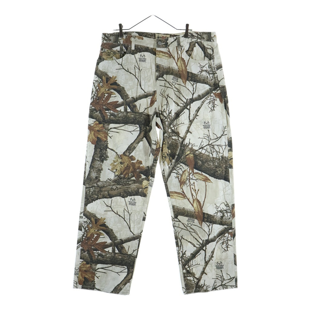 STUSSY(ステューシー) 23AW BIG OL JEAN REALTREE EDGE リアルツリー デニムパンツ アイボリー/ブラウン 116602P
