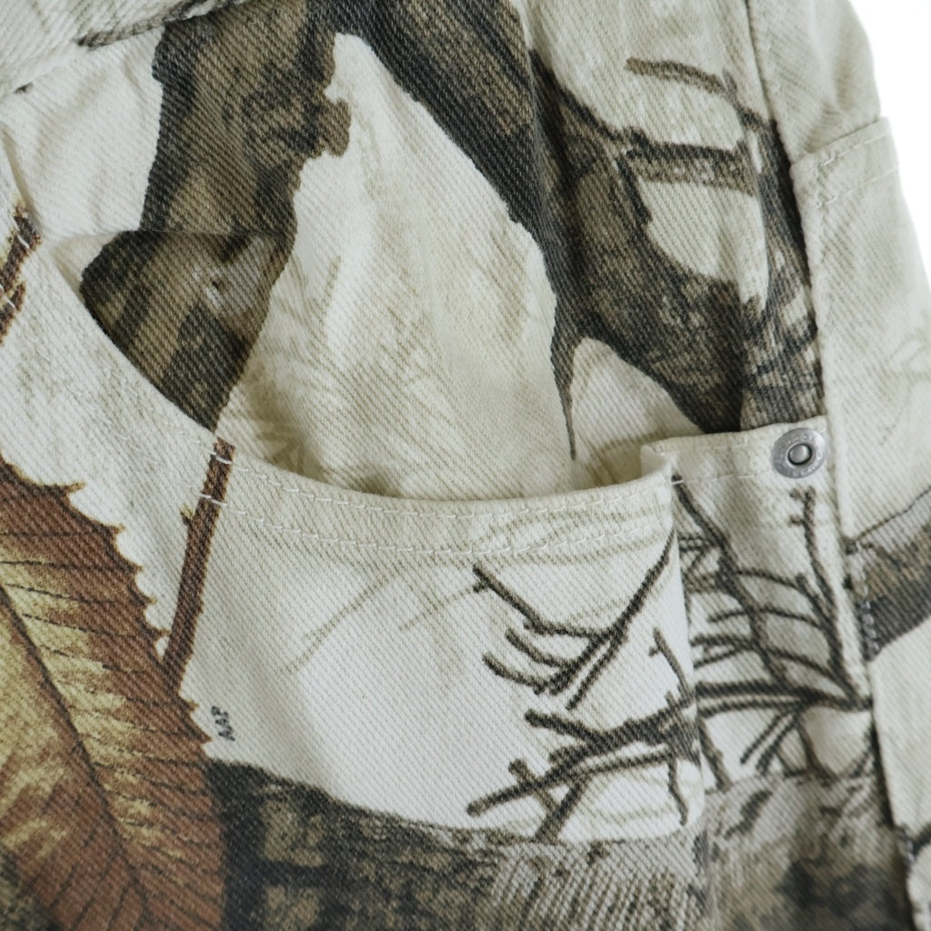 STUSSY(ステューシー) 23AW BIG OL JEAN REALTREE EDGE リアルツリー デニムパンツ アイボリー/ブラウン 116602P